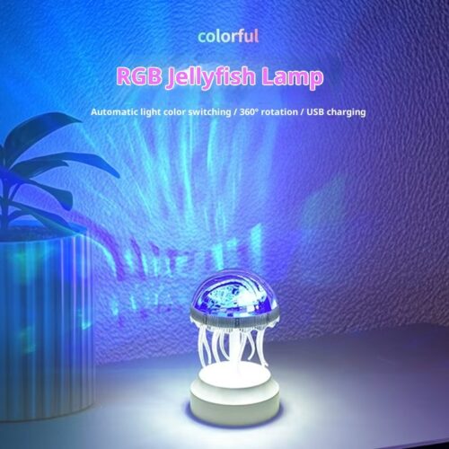 Jellyfish Atmosphere Night Light Colorful Creative Mood Light