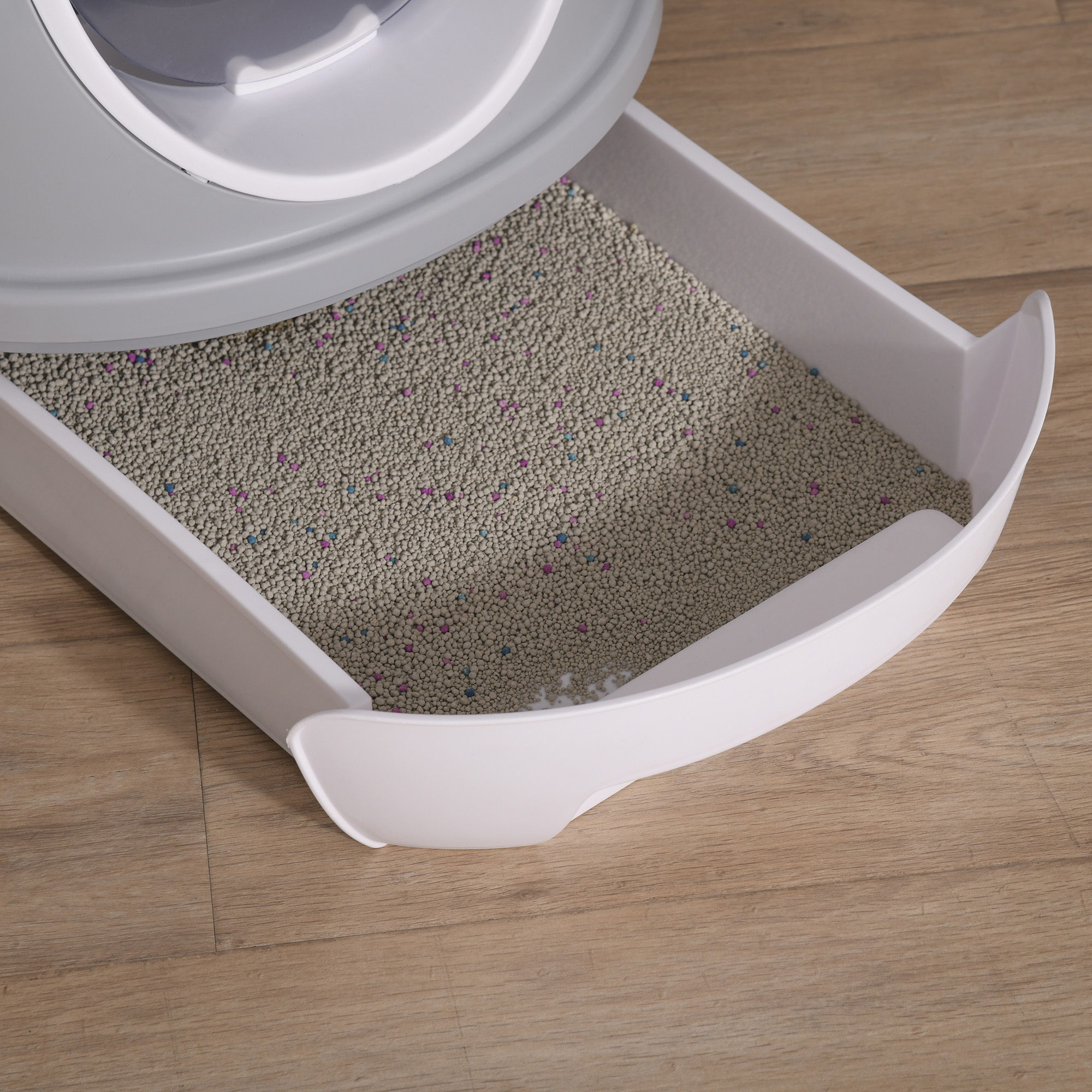 Cat Litter Box Toilet with Lid - Image 2