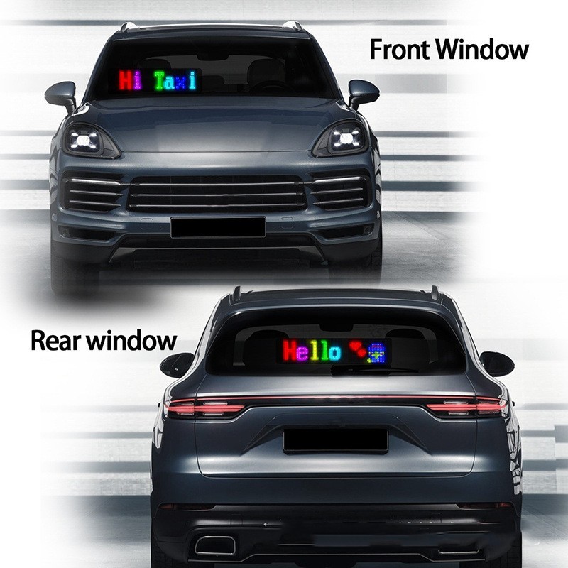 LED Customizable Fun Ride Bluetooth Car Sign - Image 2