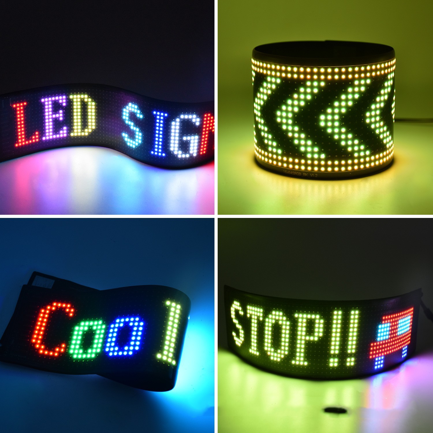 LED Customizable Fun Ride Bluetooth Car Sign - Image 10
