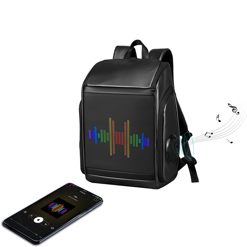Dynamic Display LED Bluetooth Speaker Backpack - Image 2