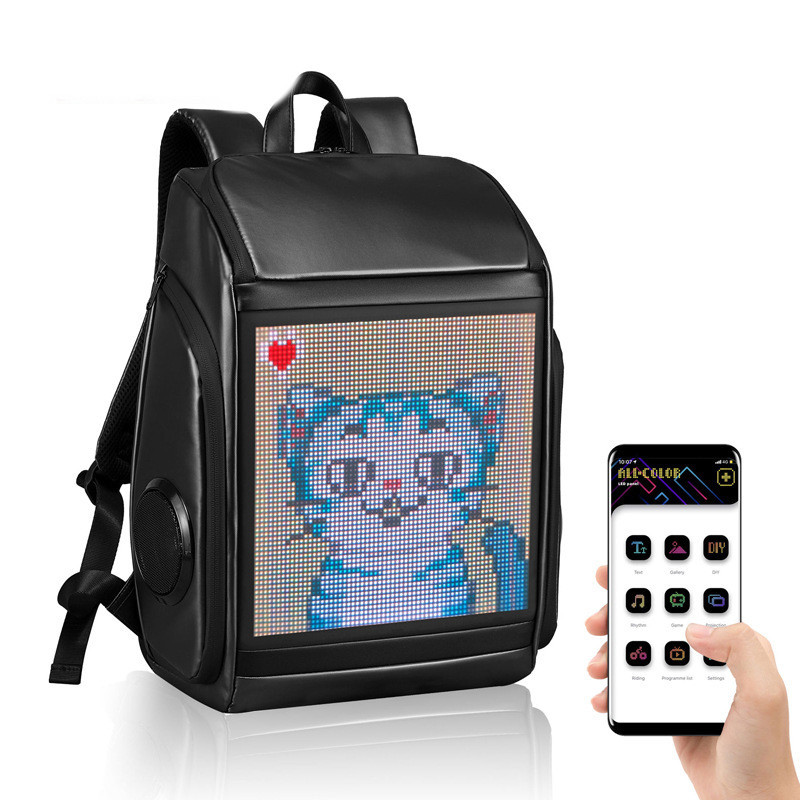 Dynamic Display LED Bluetooth Speaker Backpack - Image 6