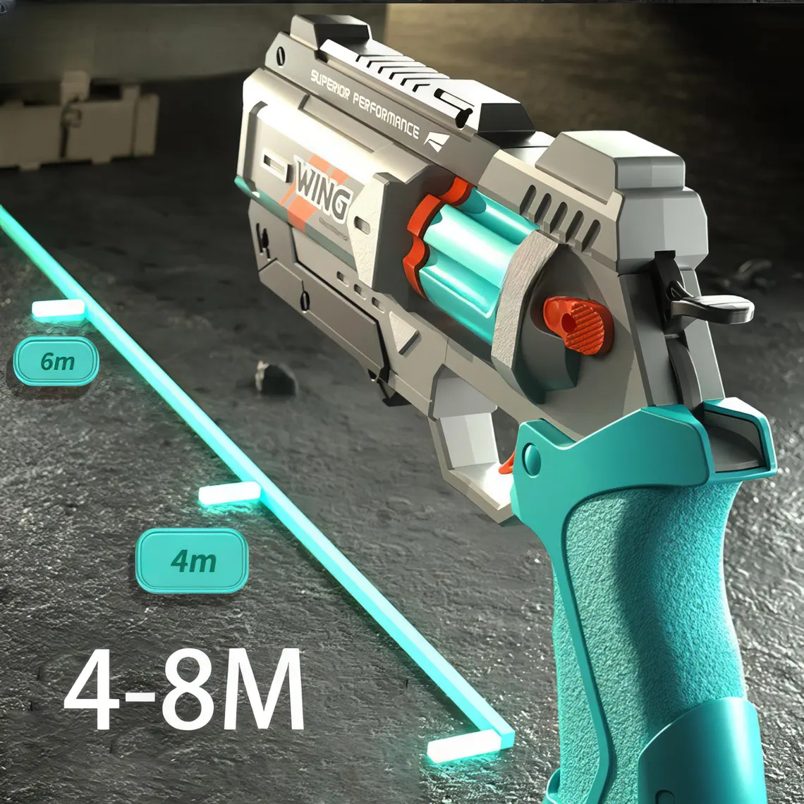 Extreme Fun Soft Foam Dart Shooter Gun - Image 2