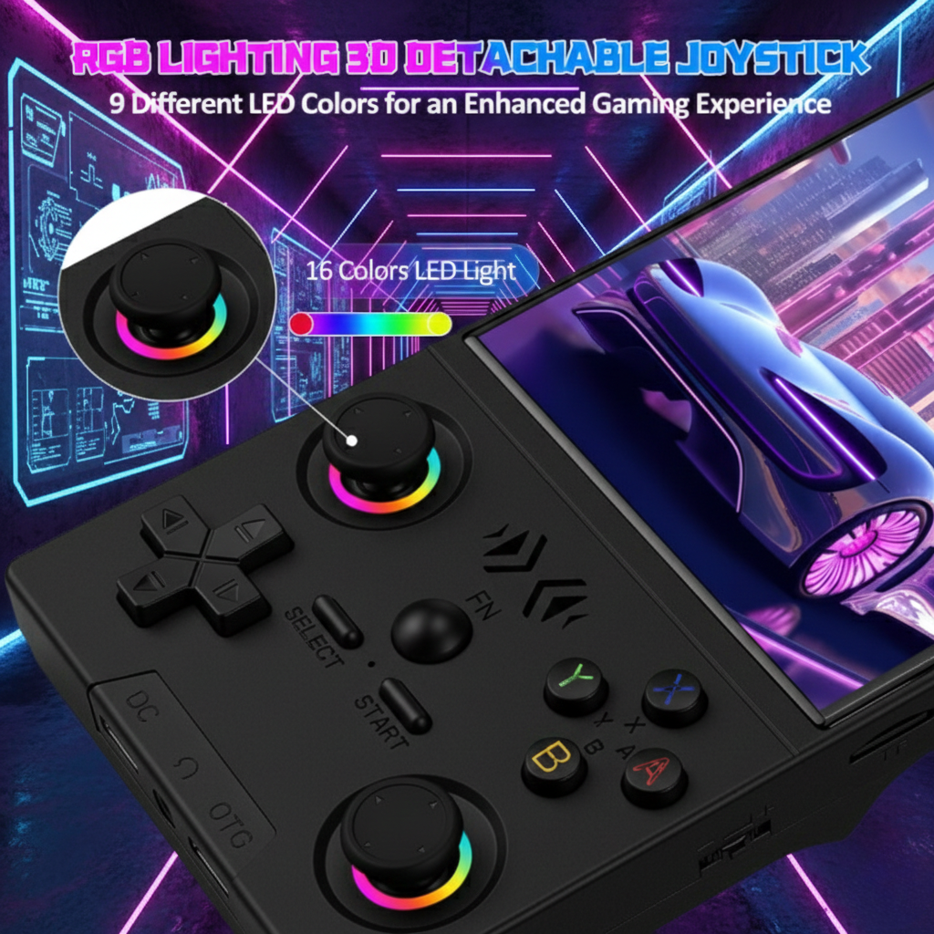 Portable Retro Handheld Game Console with Detachable Joysticks, 4.0โ HD IPS Display, Classic Games - Image 11