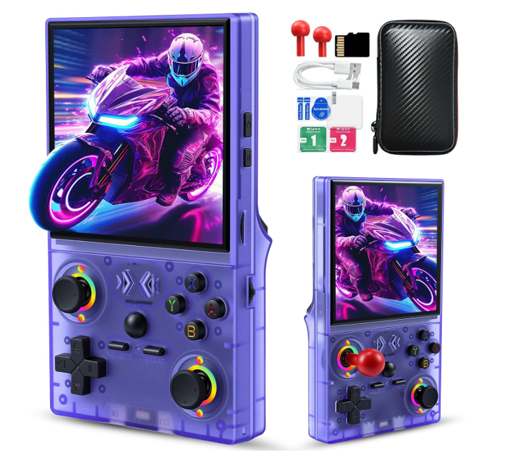Portable Retro Handheld Game Console with Detachable Joysticks, 4.0โ HD IPS Display, Classic Games - Image 4