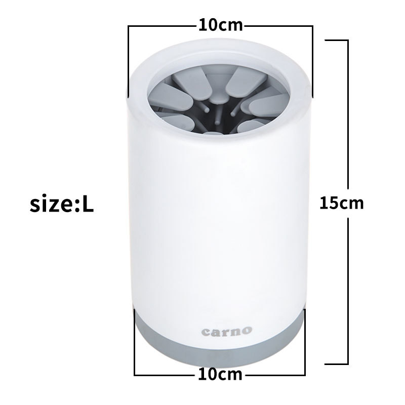 Portable Pet Paw Cleaner Cup Soft Silicone Comb - Image 2